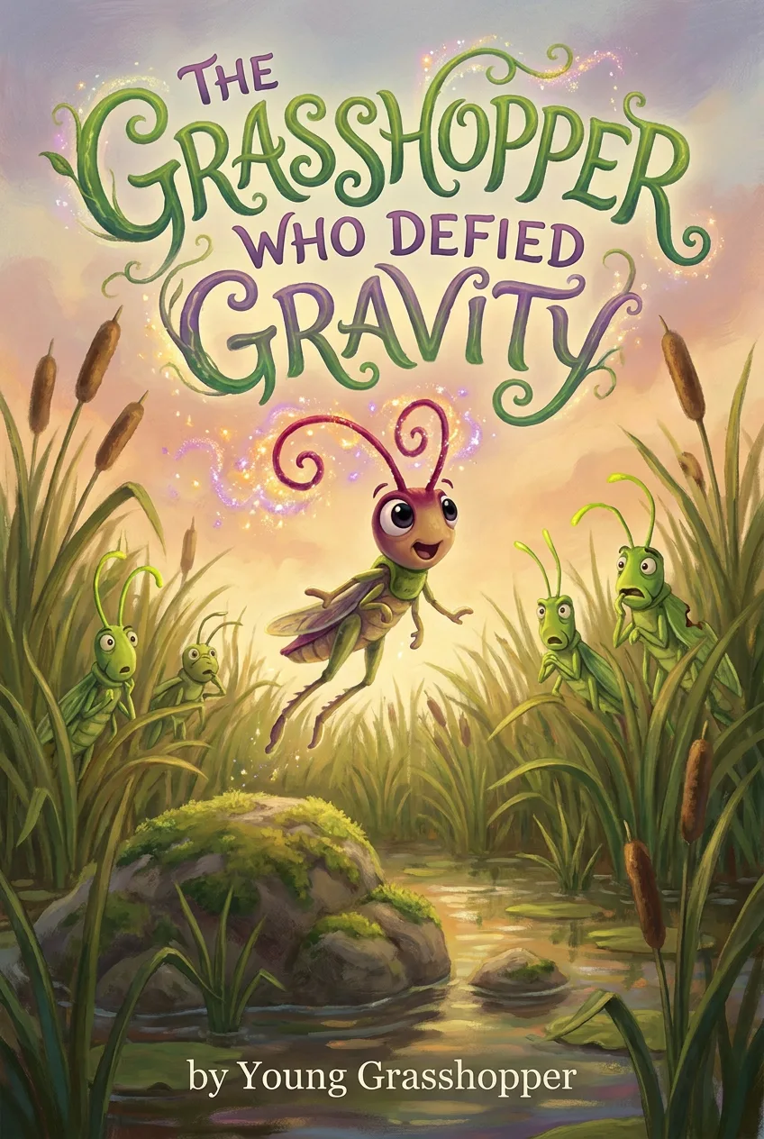 Cover of The Grasshopper Who Defied Gravity