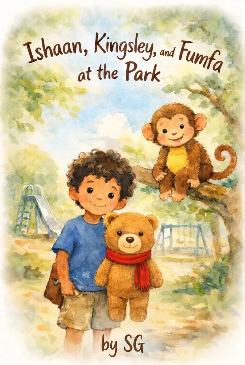 Cover of Ishaan, Kingsley, and Fumfa at the Park