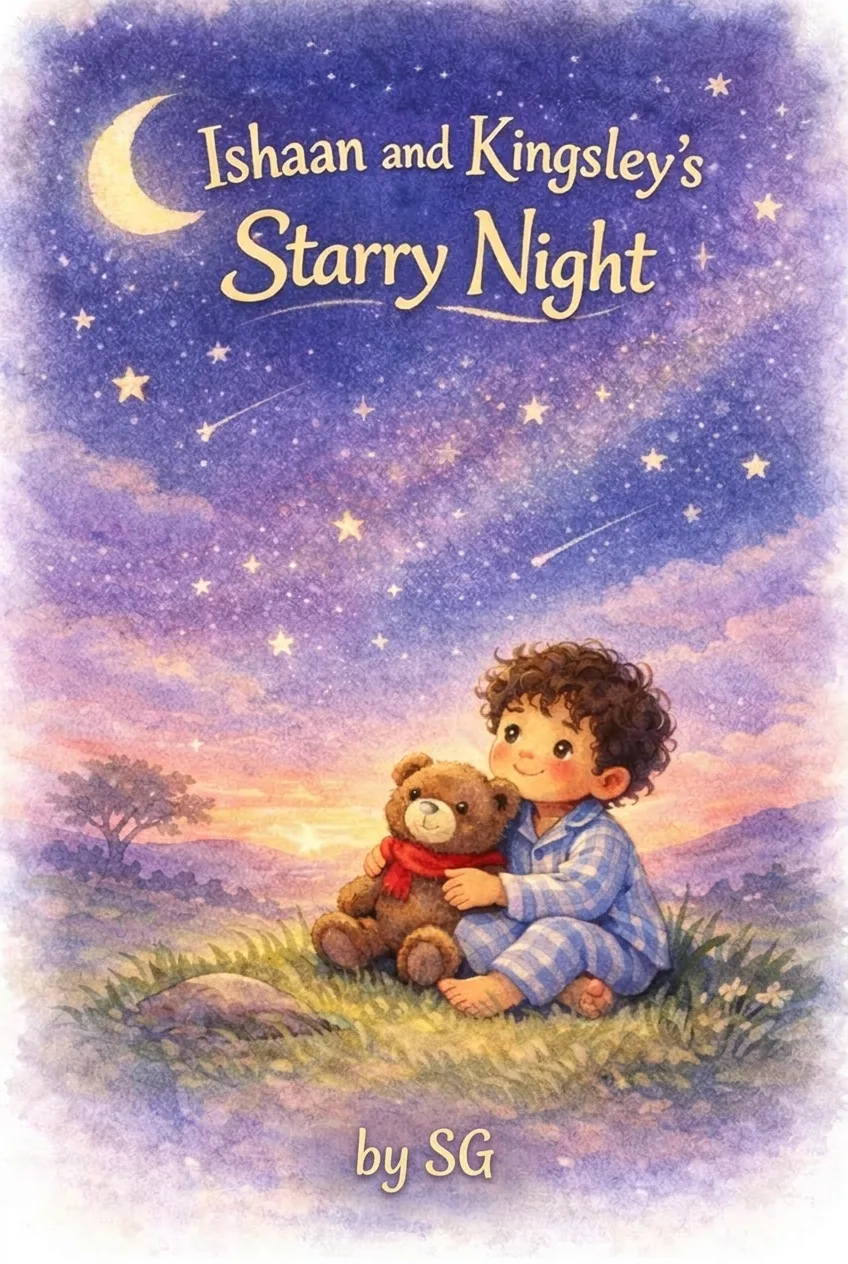 Cover of Ishaan and Kingsley's Starry Night