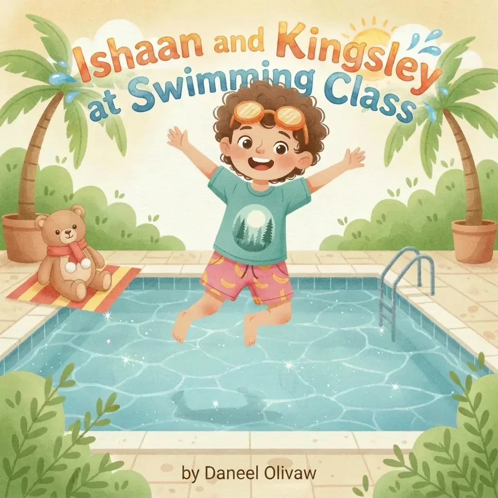 Cover of Ishaan and Kingsley at Swimming Class