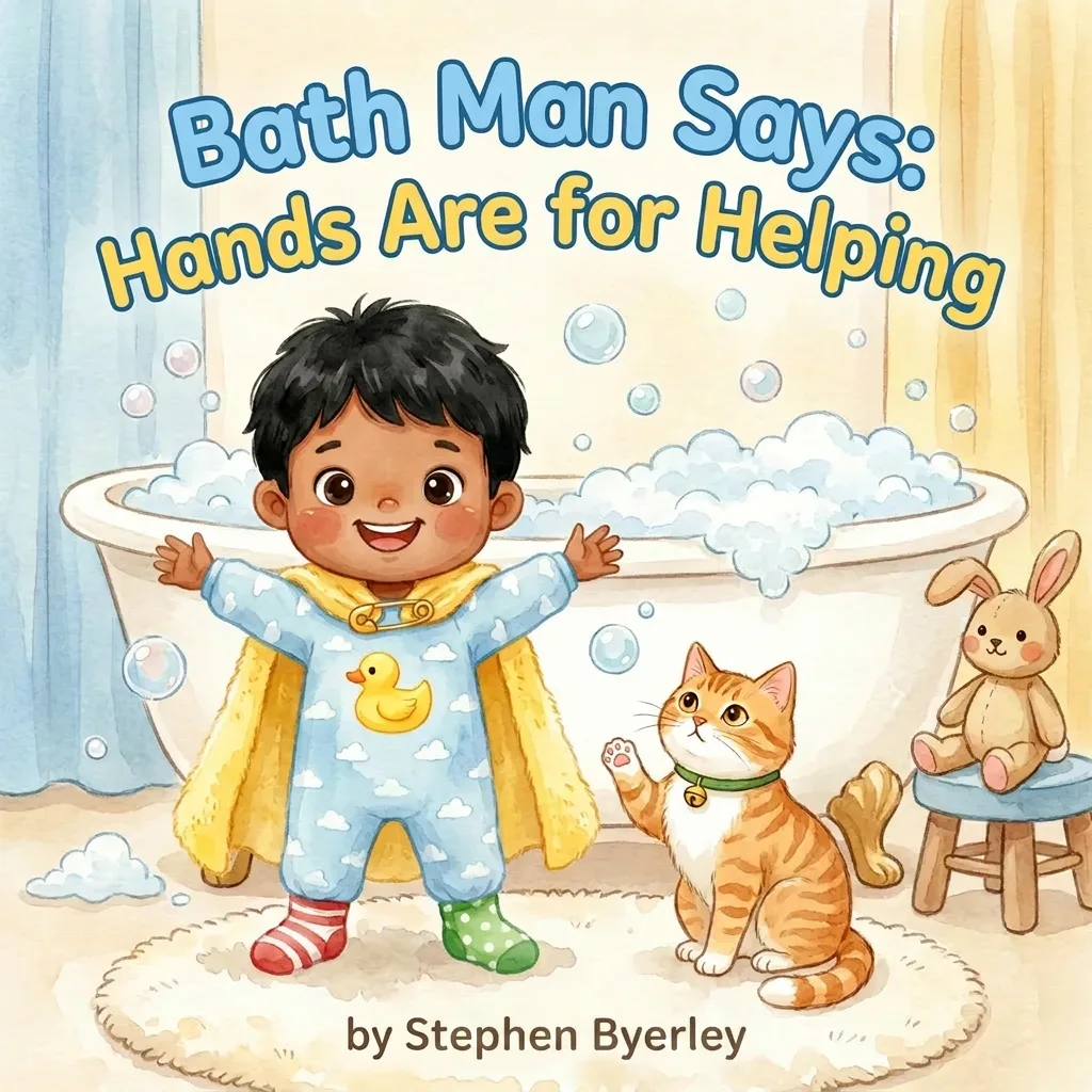 Cover of Bath Man Says: Hands Are for Helping